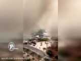 کیش؛ آتش‌سوزی در بازار پردیس ‌1 / ایفل جزیره در محاصره دود