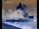 فیلمی از انفجار بیروت که بیانگر برخورد موشک بامحل حادثه است