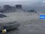 طوفان کف در کیپ‌تاون آفریقای جنوبی