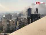 جزییاتی از لحظه انفجار در بیروت