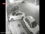 تلاش سارقان خودروی مزدا 3 مسروقه برای فرار از دست پلیس