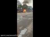 انفجار سیلندر گاز خودرو