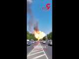 فیلم انفجار شبیه انفجار بیروت در روسیه !