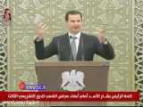 لحظه افت فشار خون بشار اسد در پارلمان جدید سوریه