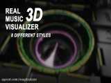 پروژه افترافکت ویژوالایزر موزیک Real 3D Music Visualizer