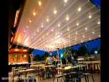 سقف تاشو کافه رستوران-سایبان کنترلی باغ تالار-پوشش اتومات تالار عروسی