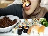 چالش غذا خوری فود اسمر | سوگند فود غذا های چینی می خوره !