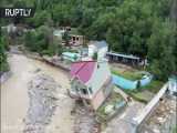 سیل و آب گرفتگی در منطقه ژوانگسو چین هزاران نفر را مشکل دار کرد
