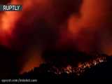 آتش سوزی شدید در جنگل های کالیفرنیا