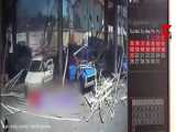فیلم لحظه انفجار جایگاه گاز در نکا - راننده نیسان کشته شد