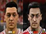 مقایسه چهره بازیکنان مشهور فوتبال در فیفا ۲۰ و PES 2020