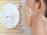 آموزش دوخت ماسک پارچه ای آسان و روشی برای جلوگیری از درد گوش
