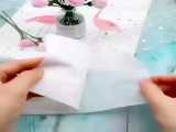آموزش ساخت گل با دستمال کاغذی