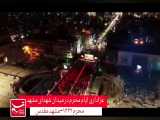 عزاداری پرشور مشهدی ها در میدان شهدا