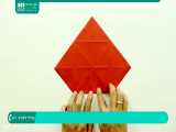 آموزش اوریگامی | کاردستی | ساخت اوریگامی پیشرفته (اوریگامی بچه اژدها)