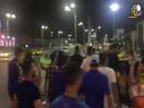 درگیری بازیکنان استقلال و لیدر ها بعد از باخت فینال جام حذفی