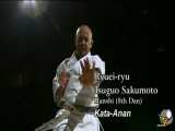 اجرای تکنیک کاراته توسط اساتید اکیناوایی