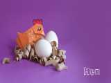 Hen Origami / اوریگامی مرغ