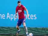 بازگشت مسی به تمرینات بارسلونا