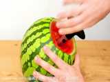 10 ترفند جالب برای هندوانه شامل قاچ کردن