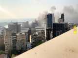 ویدئوی جدید و با کیفیت بالا، از لحظه انفجار  بیروت
