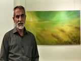 بازدید ناصر سیفی از نمایشگاه نقاشی عبدالحمید قدیریان