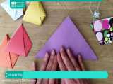 آموزش ساخت اوریگامی | اوریگامی | اوریگامی ساده (اوریگامی لیوان)