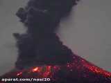 فوران آتشفشان آناک کراکوتوا اندونزی