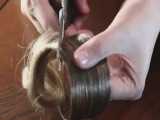 آموزش چطور با موی اضافه یک گل سر درست کنیم- مومیس مرجع و مشاور مو 