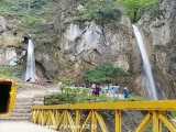 آبشار دوقلوی زیارت _ گرگان