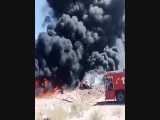 آتش سوزی تانکر گازوئیل در کرمان 