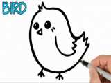 آموزش نقاشی به کودکان : نقاشی ساده پرنده
