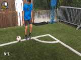 تمرین مهارتی فنی فوتبال با طراحی تمرین به بازیکنان مبتدی فوتبال