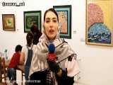 نمایشگاه نقاشیخط گلزار ناز سرو محسن شیخ بهایی