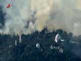 آتش‌سوزی در بزرگترین تاسیسات تلویزیونی کالیفرنیا - برج‌های مخابراتی MT. Wilson