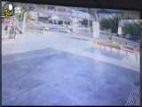سقوط وحشتناک پل عابر پیاده ایستگاه گرگان بهشهر