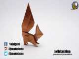 آموزش اریگامی - سنجاب کاغذی
