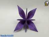 آموزش اریگامی - گل کاغذی زیبا