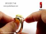 انگشتر نقره عقیق درشت مردانه دست ساز کد-54324