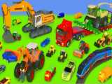 ماشین بازی کودکانه : تراکتور،بیل مکانیکی،کمپرسی،ماشین سابقه ای،آتش نشانی