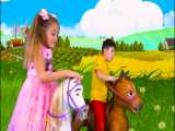 اسب سواری ساشا و مکس / بازی های کودکانه
