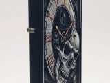 فندک زیپو کد Skull Clock Design Windproof Lighter 29854