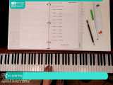 آموزش پیانو | تکنوازی نت پیانو | نواختن ساز پیانو ( صداهای بالا و پایین )
