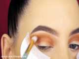 دخترونه  :: آموزش آرایش زرق و برق دار خط چشم