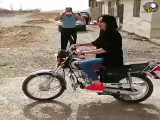 دختر موتور سوار