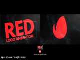پروژه افترافکت نمایش لوگو با افکت گلیچ Red Logo Intro