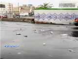 وضعیت چهارراه منصور تـبـریـز پس از بارش باران