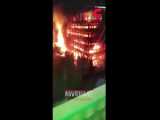 فیلمی از آتش سوزی در ساختمان دادستانی اندونزی