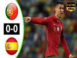 خلاصه بازی پرتغال 0 - اسپانیا 0 - بازی دوستانه 