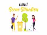دانلود پروژه افترافکت garbage scene situation قالب موشن گرافیک صحنه وضعیت زباله